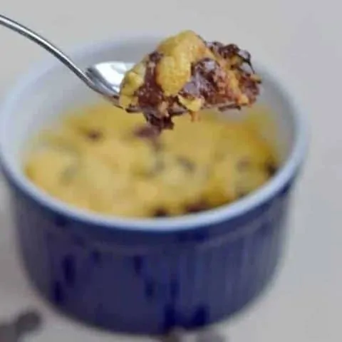 Microwave Chocolate Chip Cookie