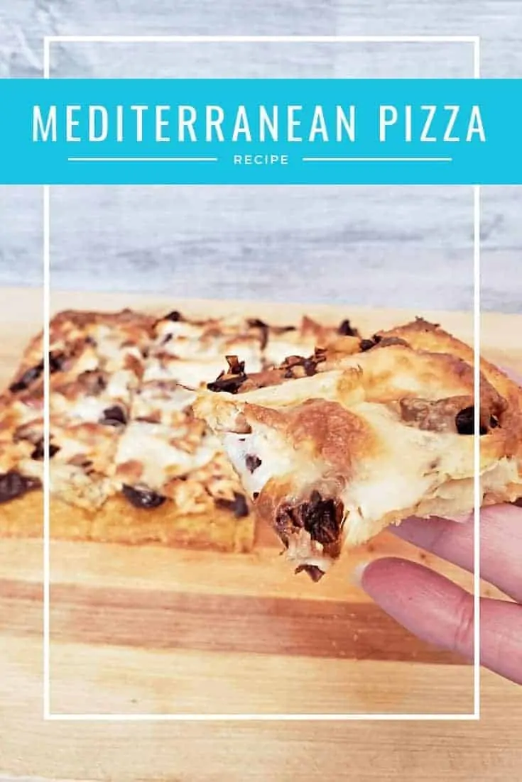 Mediterranean inspired pizza recipe with a simple prep using a gluten free crust. Enjoy this smoked salmon pizza with sundried tomatoes, artichoke hearts, and more. This is a perfect party appetizer or dinner recipe. #pizza #mediterranean #easyrecipes #glutenfree