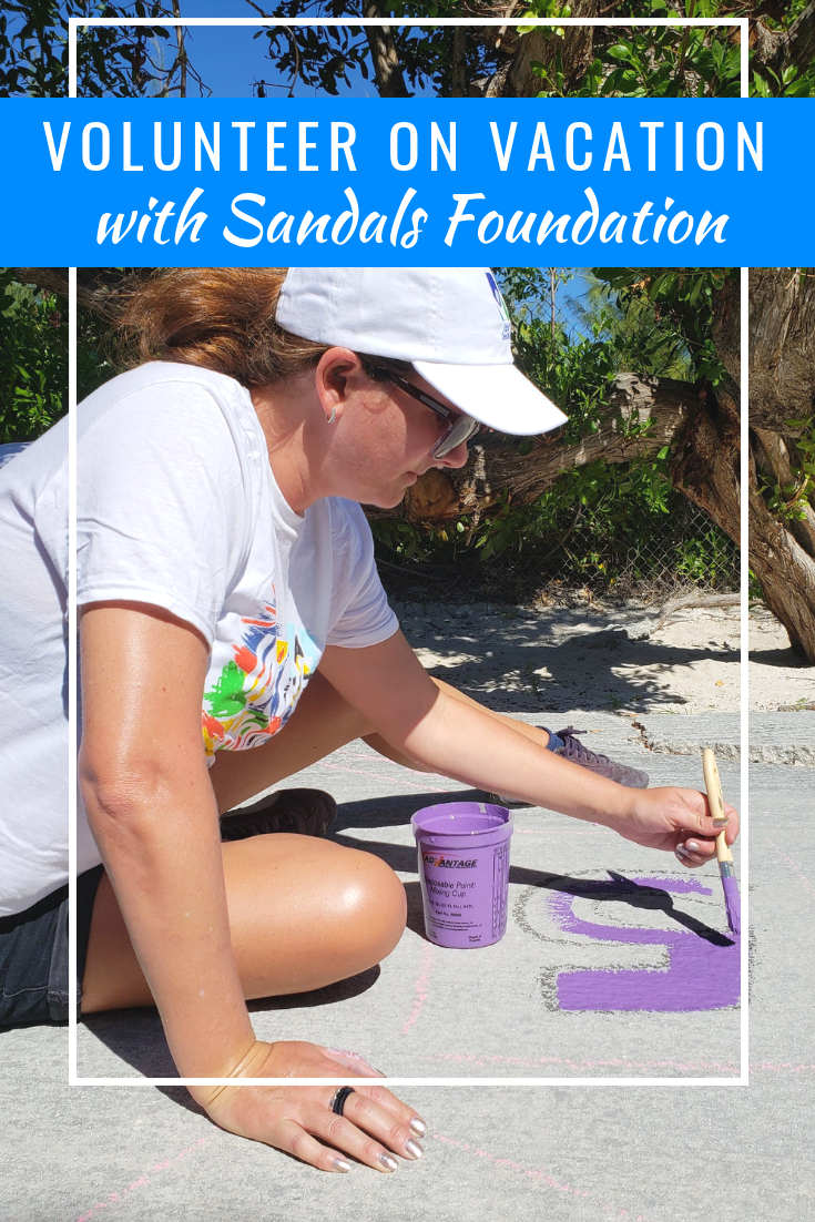 Volunteer on vacation with Sandals Foundation. Find out all the ways you can make a different with a volunteering vacation experience. #BeachesResorts #volunteer #sandalsfoundation #givingback