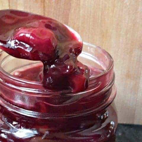 Thirty Minute Homemade Cherry Syrup