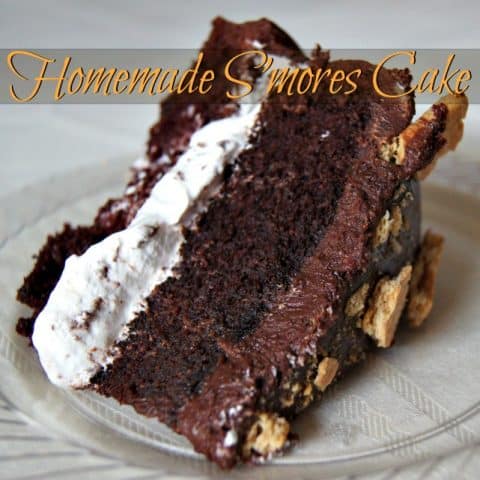 Homemade S’mores Cake