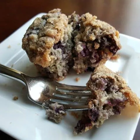 Individual Blueberry Coffee Cakes