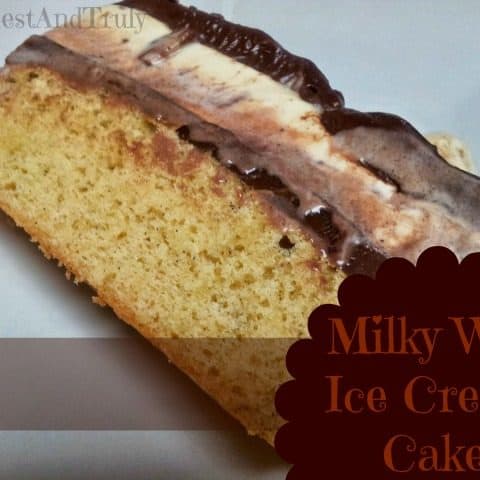 Milky Way Ice Cream Cake