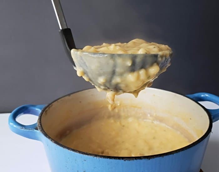 Creamy potato soup