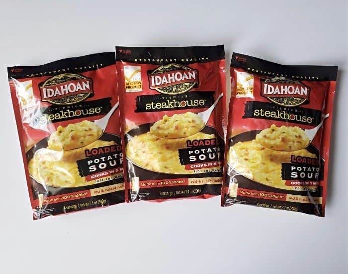 Idahoan steakhouse soups