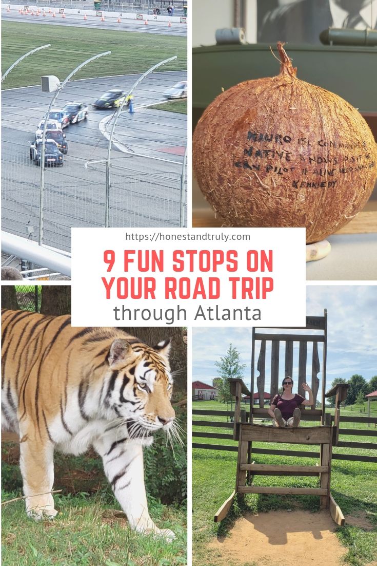 9 perfect places to stop on your Atlanta road trip. Driving on I-75? Break up your trip just south of Atlanta with these fun family friendly activities that everyone will love! #travel #roadtrip #atlanta #vacation