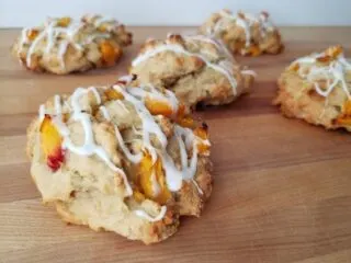 Homemade peach scones recipe