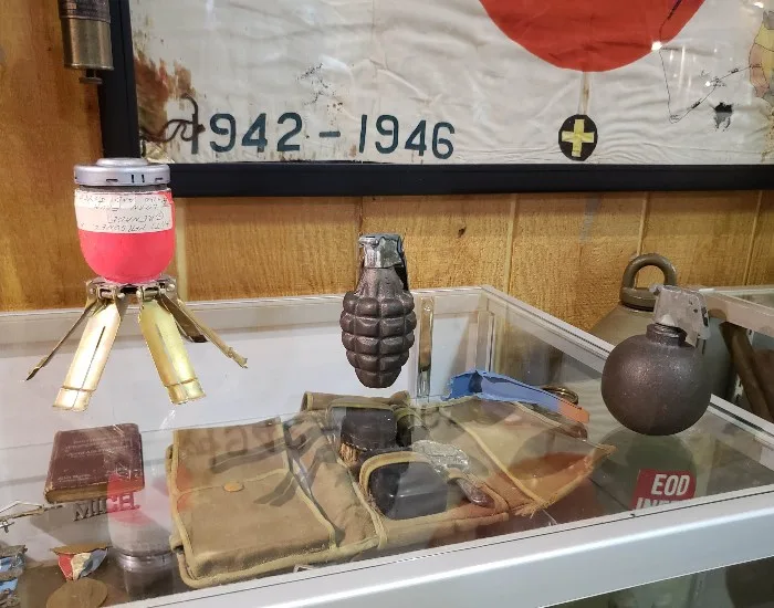 Various hand grenades