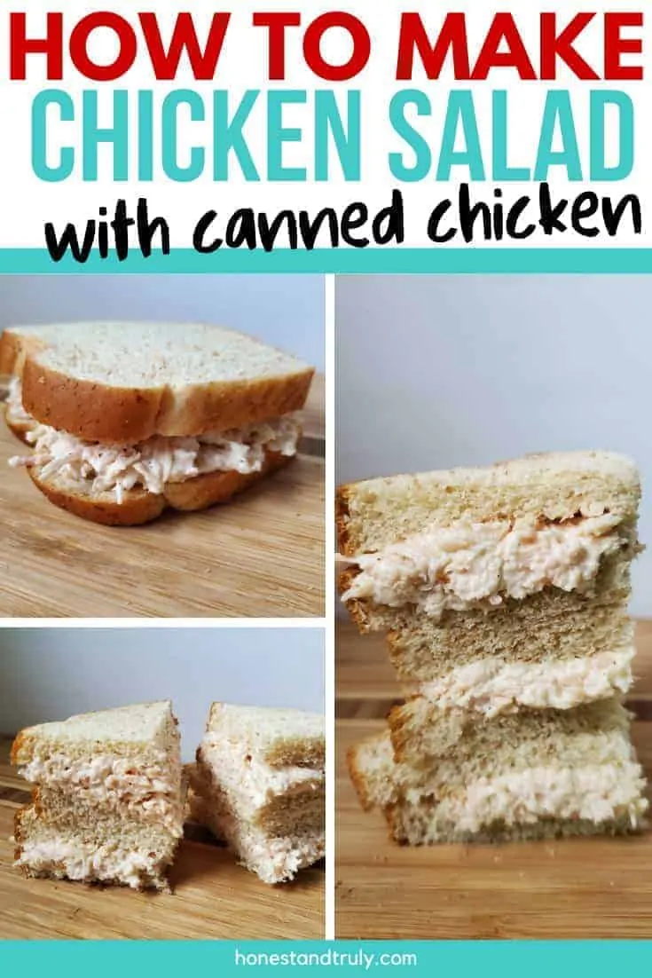 Simple canned chicken salad