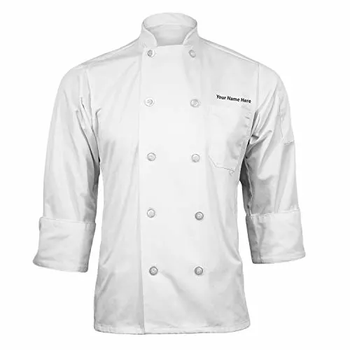 Image of a personalized chef's jacket.