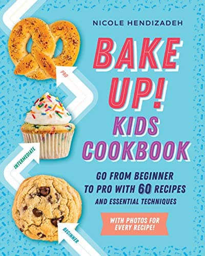 Cover of Bake Up Kids Cookbook.