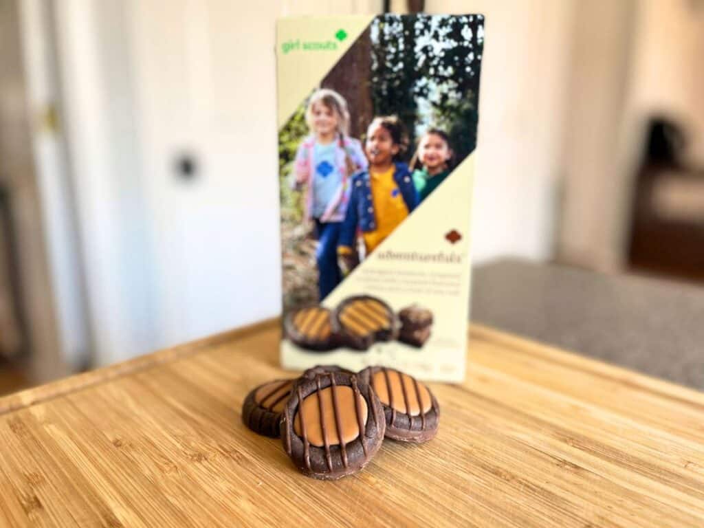 Image shows Girl Scouts Cookies Adventurefuls flavor.