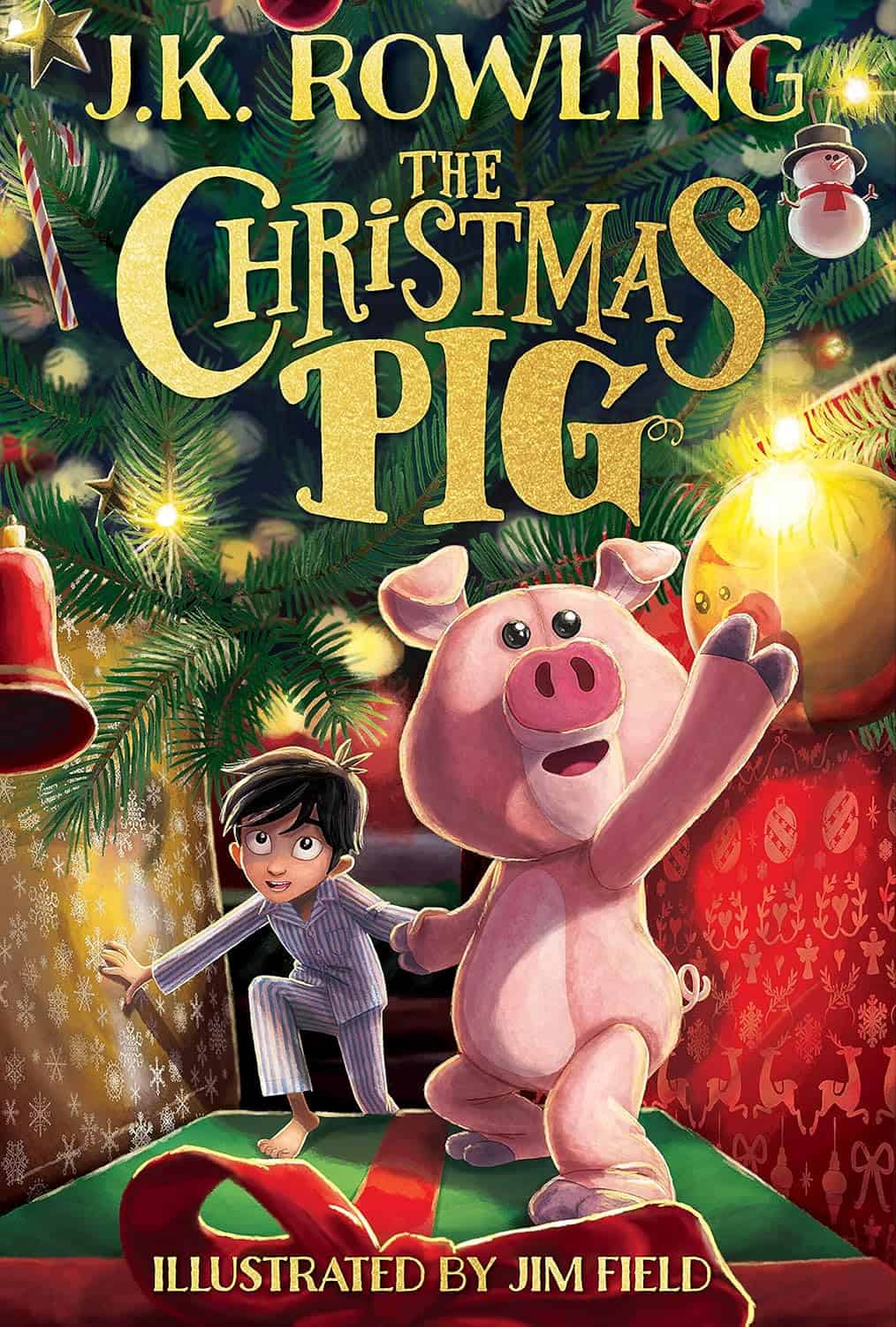 Image shows the front cover of The Christmas Pig.